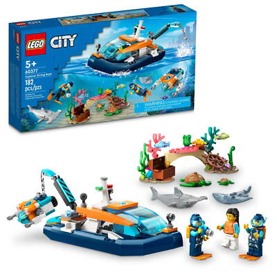 NEU! LEGO City Explorer Tauchboot Ozeanbau Spielzeug Set 60377 heiß!