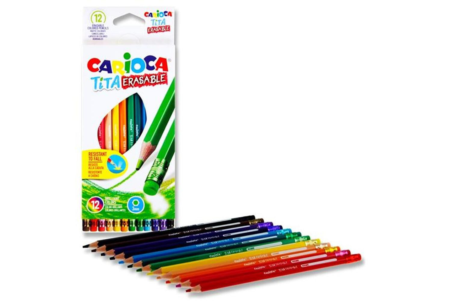 Carioca Pastelli Carioca Tita cancellabile da 12 pz
