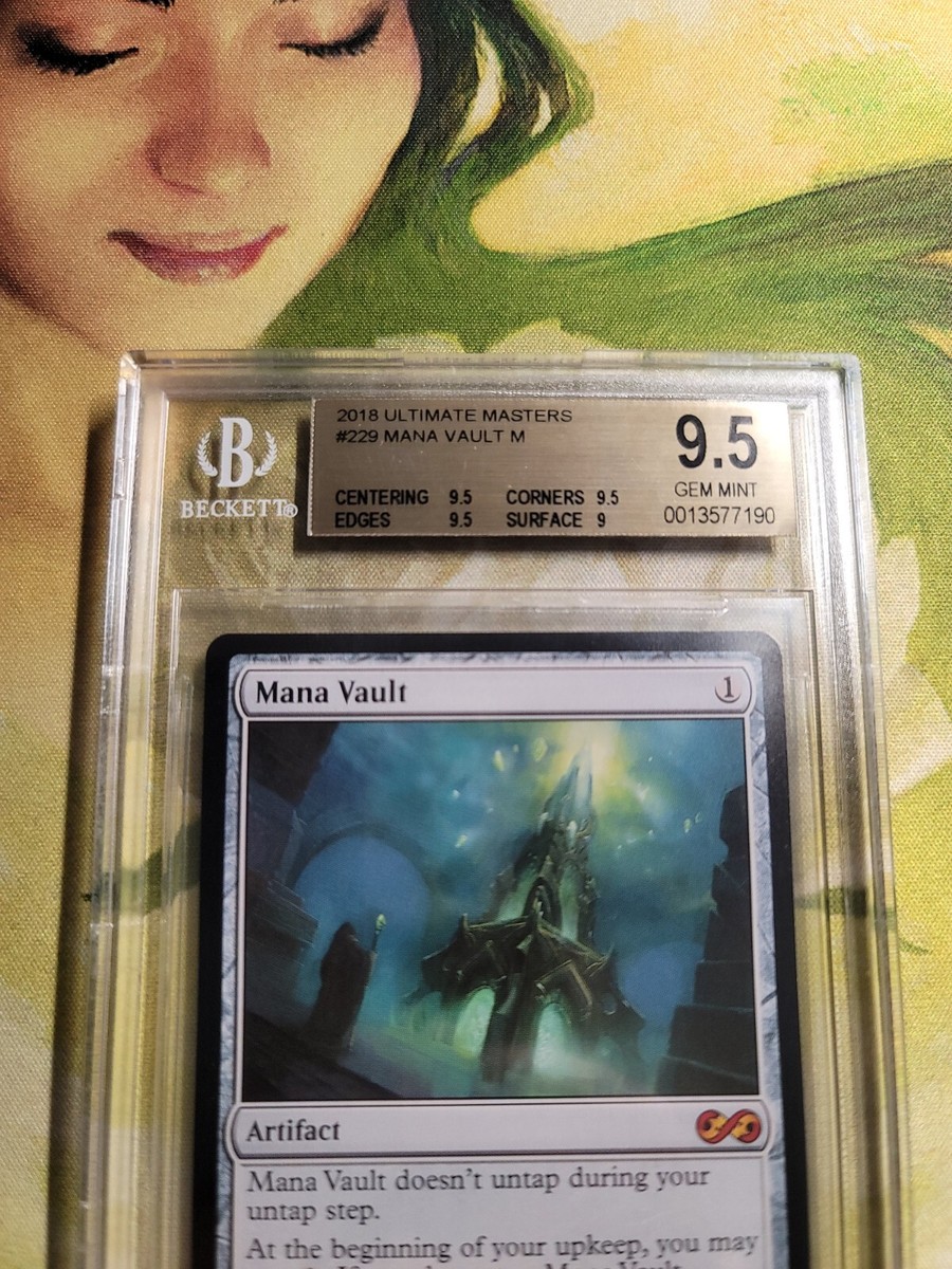 Mtg Mana Vault. BGS 9.5 GEM MINT. Ultimate Masters Edition