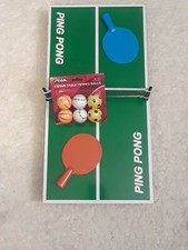 Desktop,Tabletop Table Tennis,Ping Pong Table, Paddles,Table Tennis Balls,"NEW"