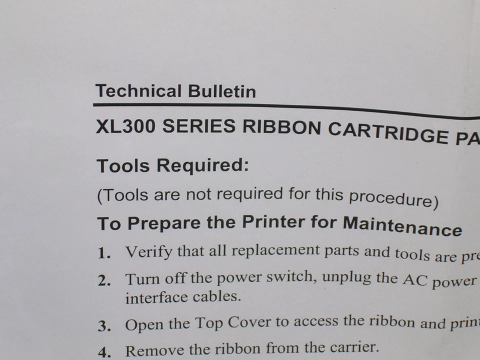 Lote de 2 cintas de tinta genéricas XL300 100503 Data South Data Royal Tritel 5000 535300 Foto 4 de 4