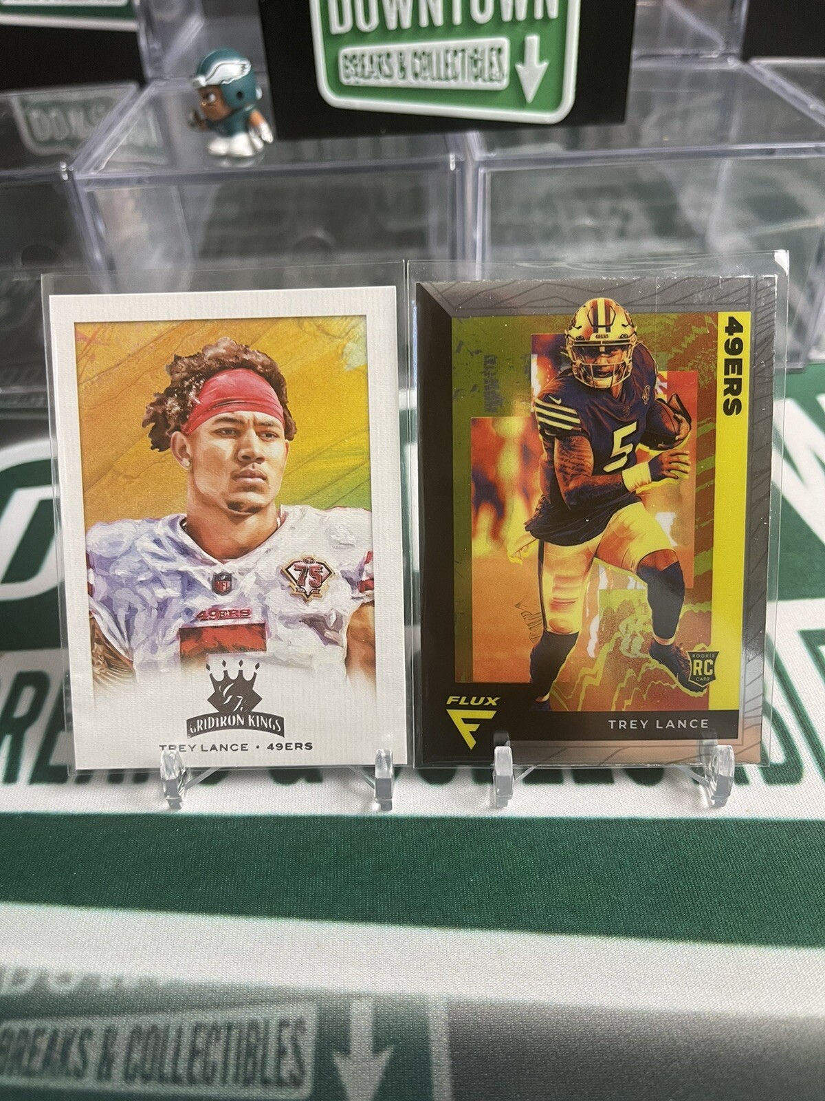 2021 Panini Chronicles Flux Football Trey Lance RC Rookie & Gridiron Kings