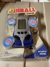 Toy Box Video Game FX Pocket Pinball Electronic Handheld Game