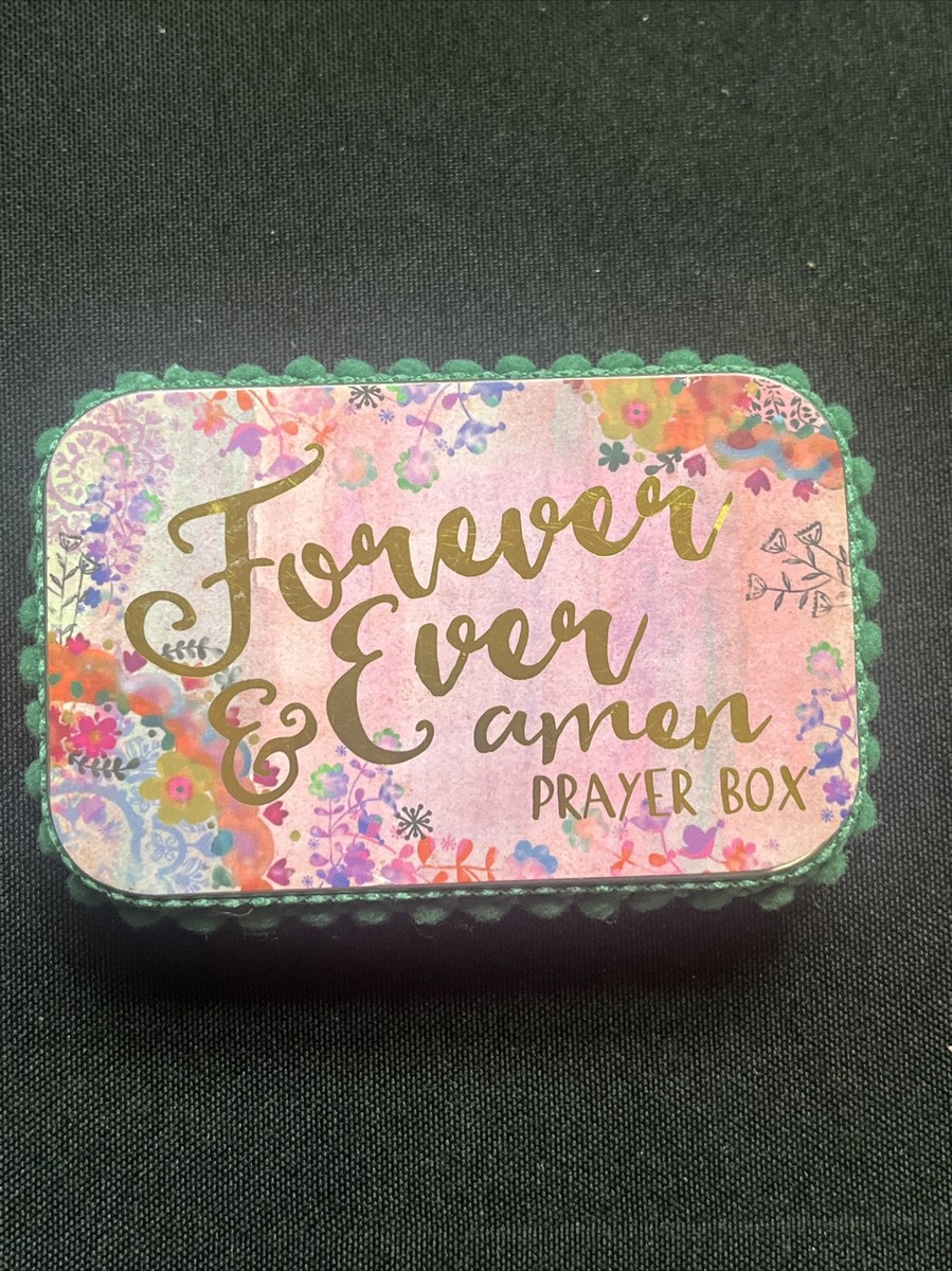 Natural Life Forever Ever Prayer Box Tin with Pad Pen NEW