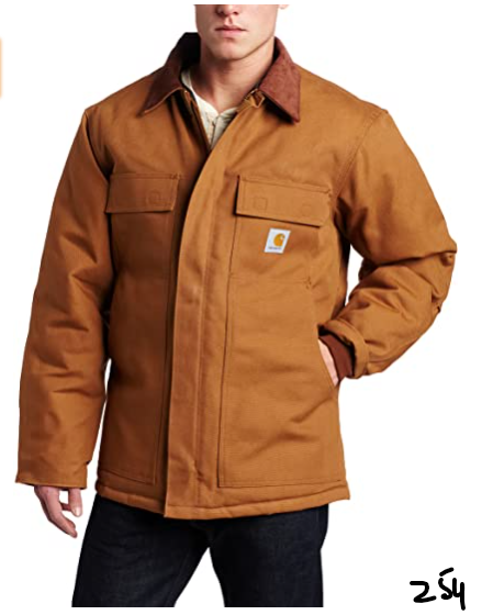 Carhartt Men's Arctic Quilt Lined Sandstone Traditional Coat C26 Gravel Large for sale online | eBay