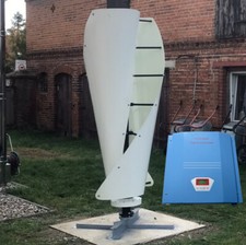 5000W Vertical Wind Turbine Low Noise Windmill Generator 48V-220V W/ Controller