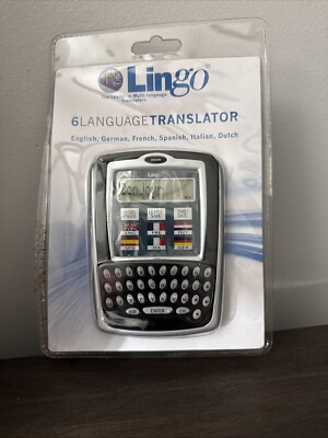 Lingo Europa 6 Language Pocket Translator 30,000 Word Model 