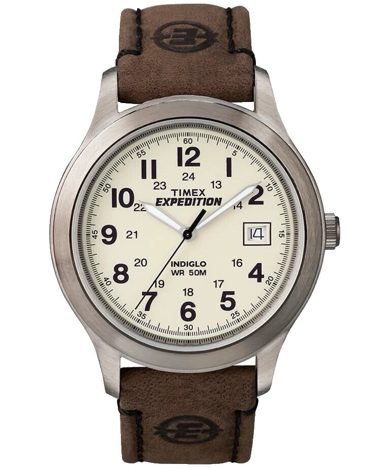 Relojes de pulsera de cuarzo de cuero Timex Expedition