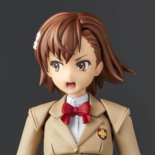 Revoltech Toaru Railgun Mikoto Misaka Winter Uniform Ver. w/Bonus Parts Kaiyodo - Picture 17 of 18
