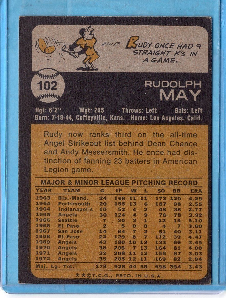 1973 TOPPS BASEBALL CARDS - PICK YOUR  FAVORITE 1-199 - Picture 203 of 380