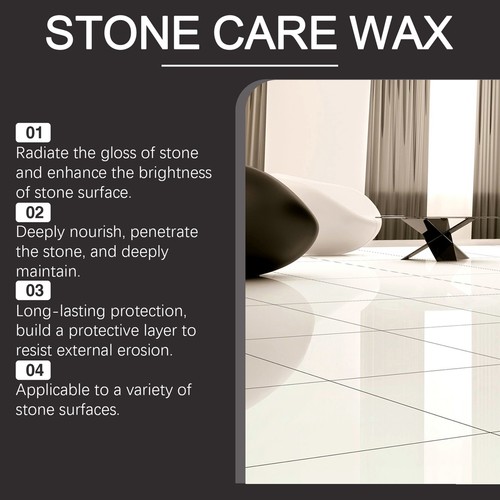 Stone Care Wax Polishing Crack Proof Polish Restore Cleaner For Ceramic Tile - Picture 11 of 12