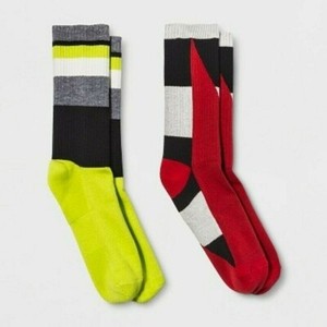 2 PACK OF PAIR OF THIEVES MEN/'S SPORTS CREW SOCKS PRISM COLLECTION SIZE 8-12 New