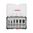 Bosch 2607017466 Groove milling cutter Set 8mm Shank 6-part