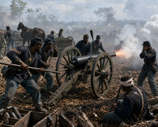 USCT Artillery Crew in Action Civil War Art/990651602