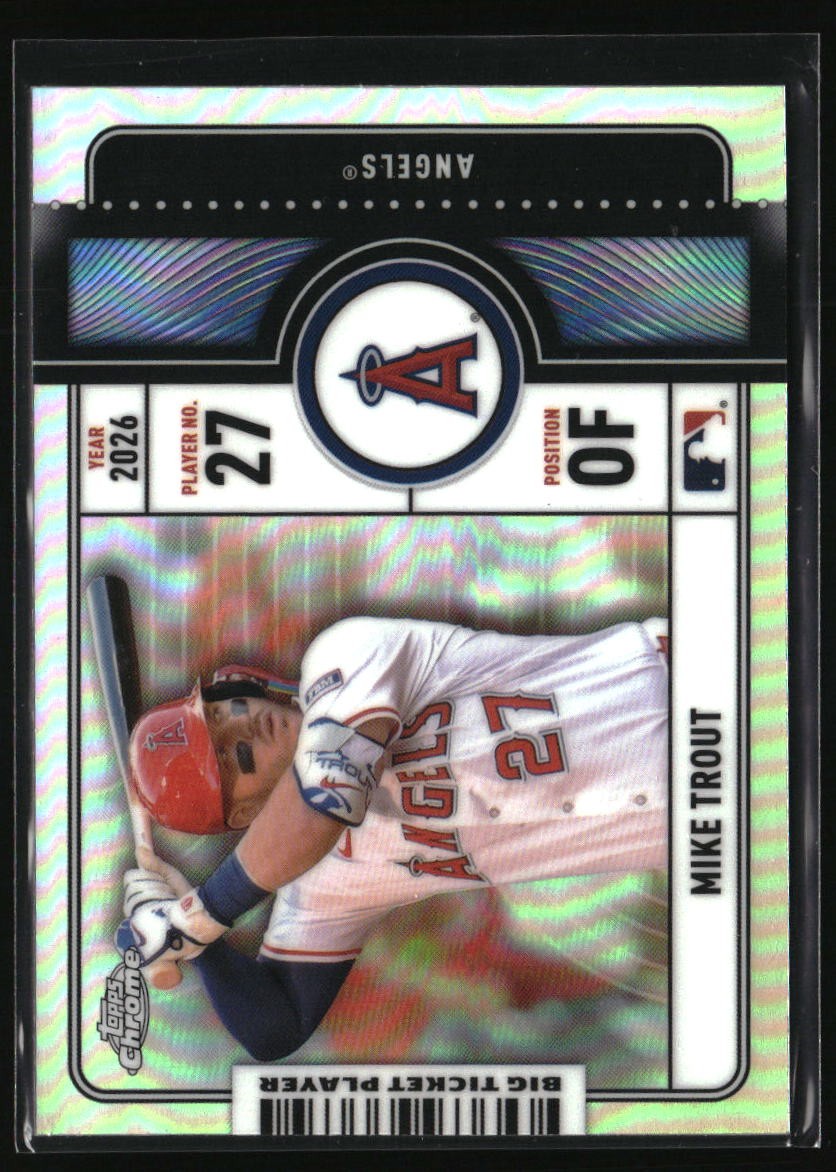 2026 Topps Big Ticket Players Mike Trout #BTP-1 Los Angeles Angels