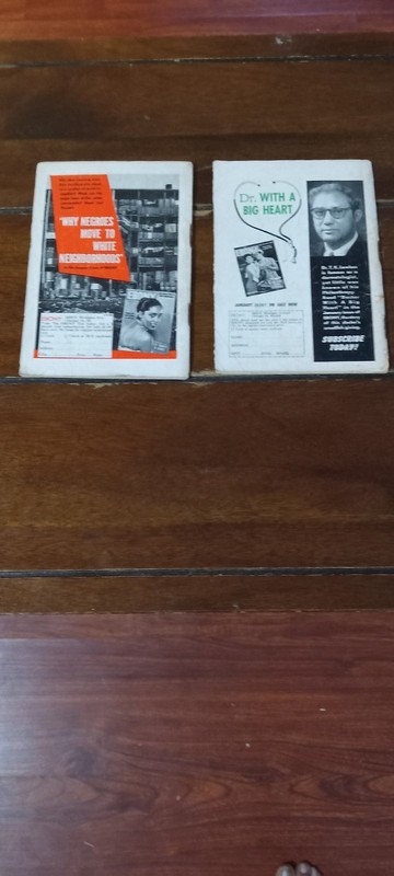 Jet Magazines July 1958 and January 1958. Very Good Condition