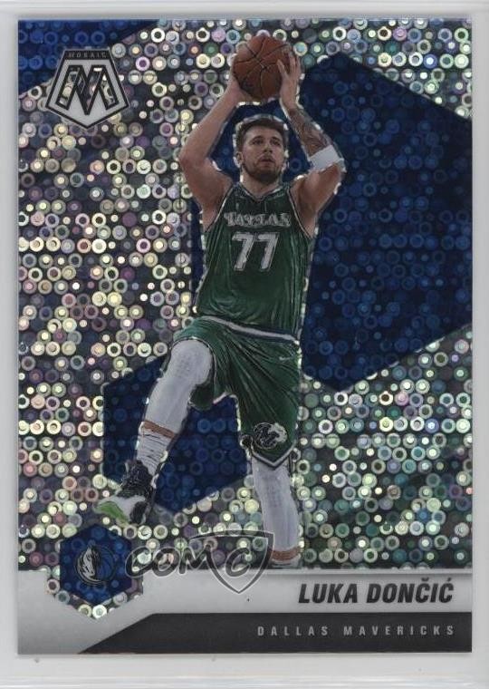 2020-21 Panini Mosaic Fast Break Silver Prizm Luka Doncic Luka Dončić #47 uk2