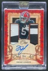 Drake London 2024 Panini One One For All Dual Patch Auto /25 #339 Falcons