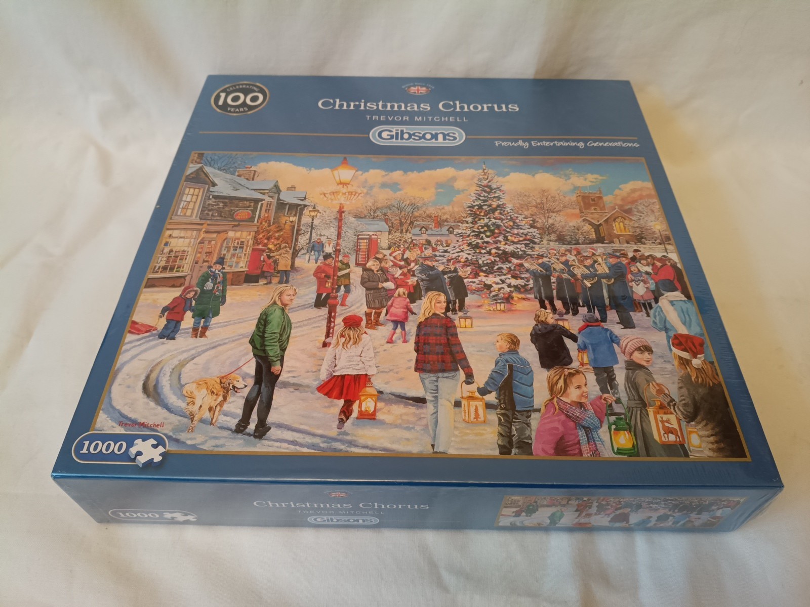 Gibsons Jigsaw Puzzle 1000 Piece  - Christmas Chorus - Trevor Mitchell NEW