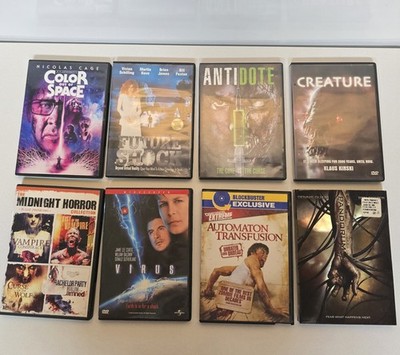 8 DVD Sci-Fi Horror Movie Lot - Color Out of Space Virus Pandora Creature