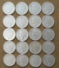 ROLL 1925-S PEACE SILVER DOLLARS..  AU/BU