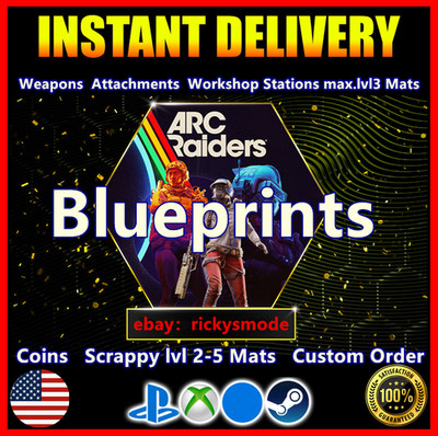 ARC RAIDERS BLUEPRINTS CANTO  DOLABRA COINS / Weapons Mats Fast Virtual Item