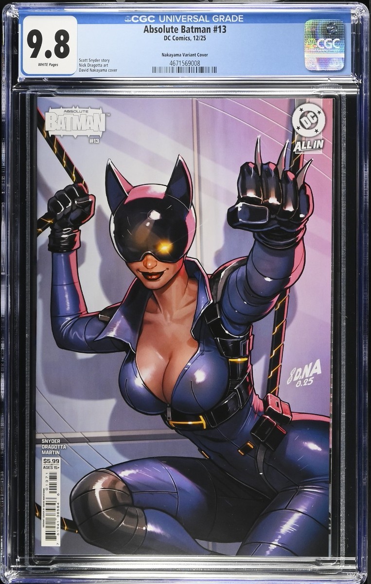Absolute Batman #13 CGC 9.8 DC Comics 2025 David Nakayama Variant