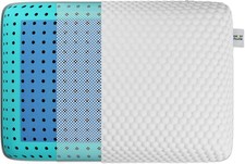 Firm Cooling Memory Foam Pillows Standard Size Ventilated W/ Washable Cover