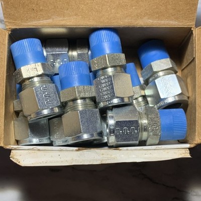 Parker 8-6 FBZ-S 1/2  OD Tube 3/8 Mnpt Box of 10 Swagelok Ref. S-810-1-6 