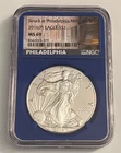 2016 P Silver Eagle $1 Dollar - Struck at Philadelphia Mint - NGC MS 69
