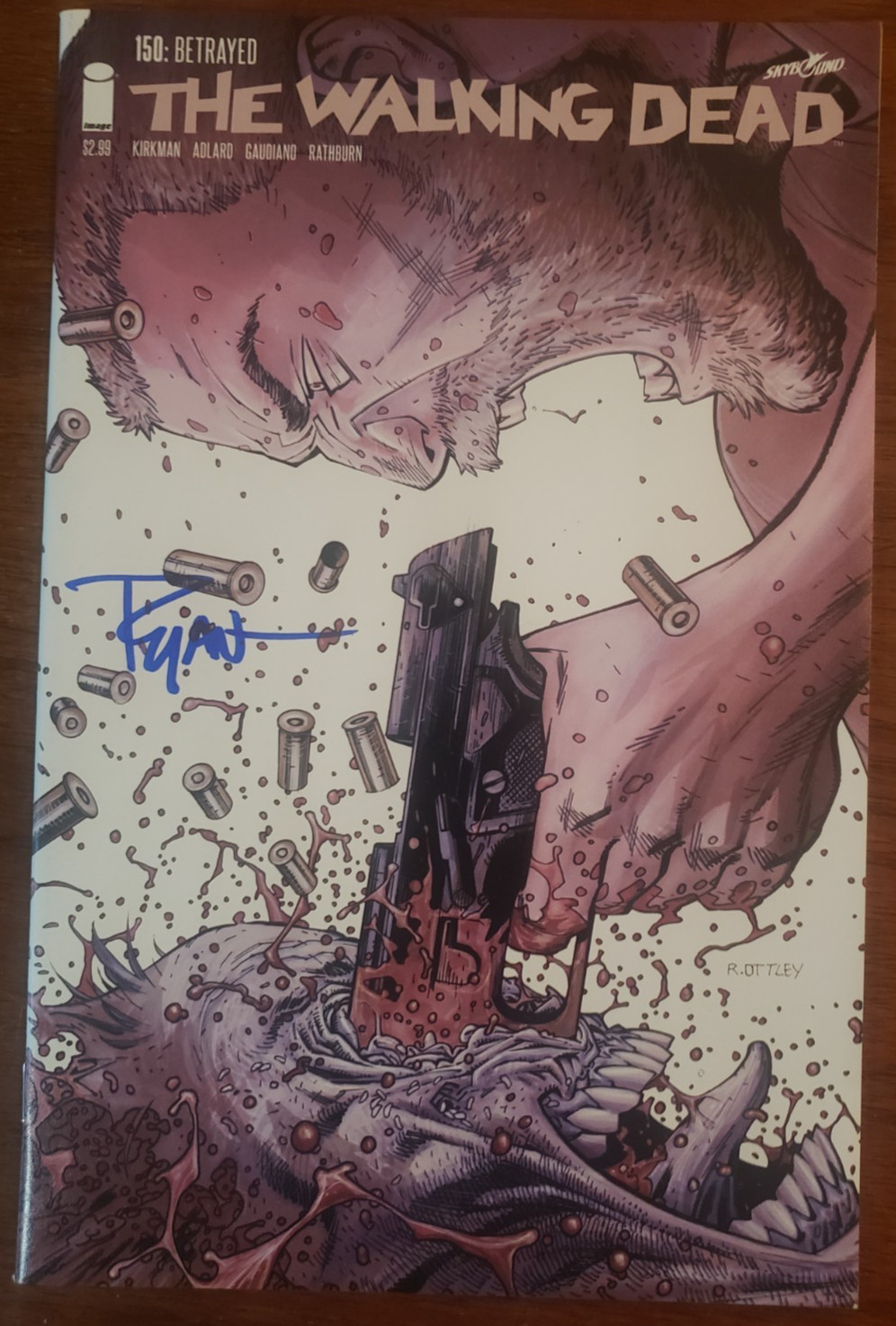 Ryan Ottley Signed The Walking Dead 150 Variant Betrayed Image Comics NM Auto