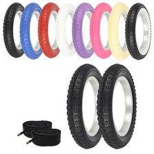 ENIX BICYCLE WIRE BEAD 12" 1/2" x 2 1/4" TIRE SETS COMP III BMX TREAD 4 PC