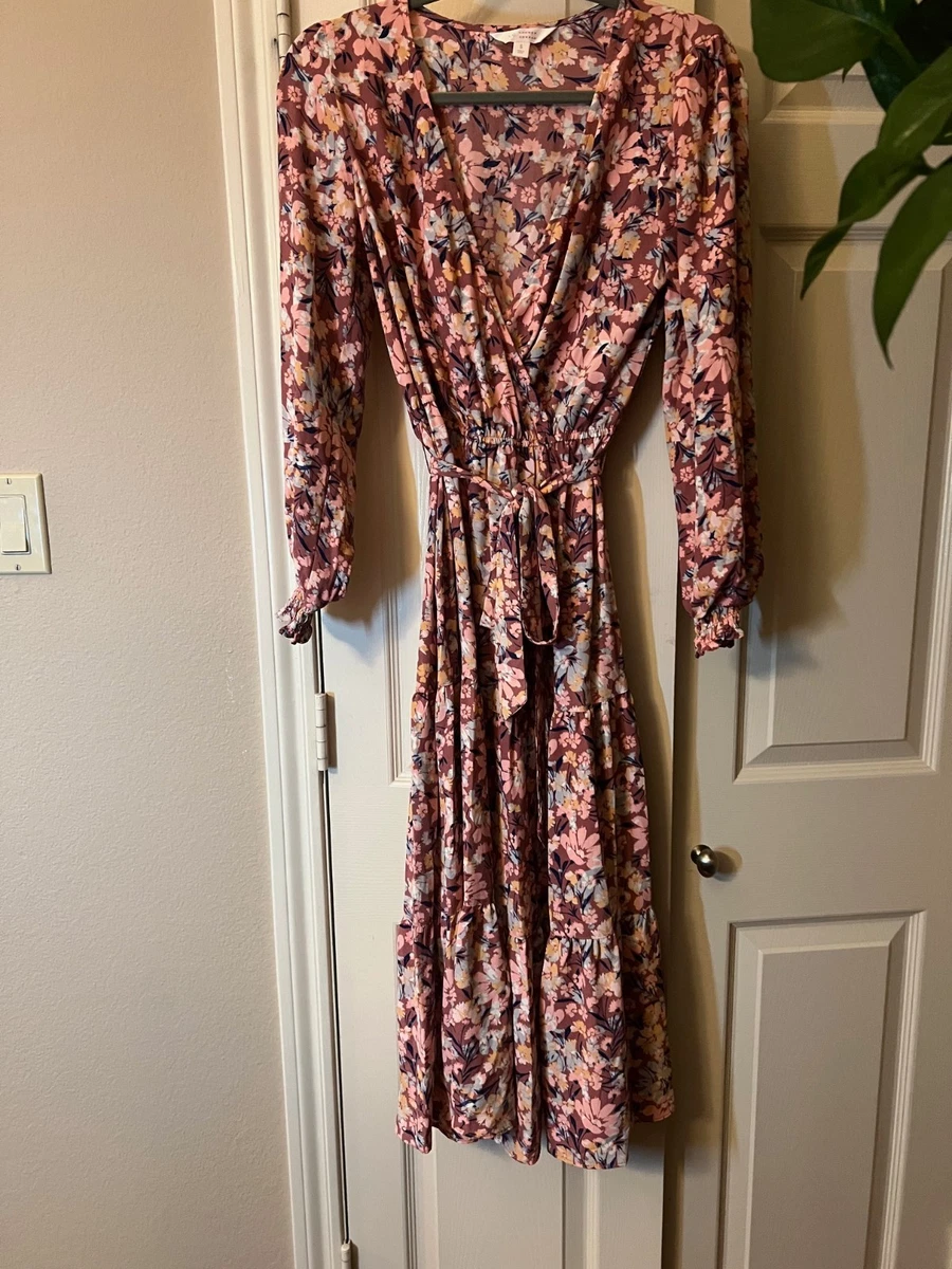 maternity maxi dress with sleeves Long Sleeve Maternity Maxi Dress Deep Green / Medium