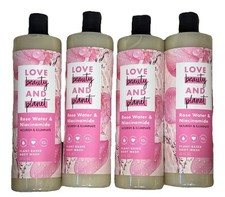 4X Love Beauty and Planet Body Wash, Rose Water  Niacinamide DISCONTINUED 20oz