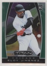 2019 Panini Chronicles Titan Green Prizm 3/50 Eloy Jimenez #2 00d2