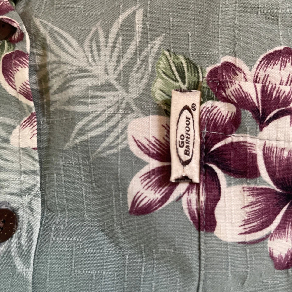 Go Barefoot Hawaiian Shirt 2XL - Image 2 of 4