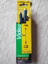 VC-S110G 1m Victor (JVC) S-Video Cable TRUE COAX 75ohm Import item 3.3ft 1 meter