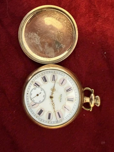 Antique Elgin 15j 16s Model 7 Pocket Watch Running