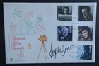 1985 British Film Greats Stuart FDC Signed Sophia Loren
