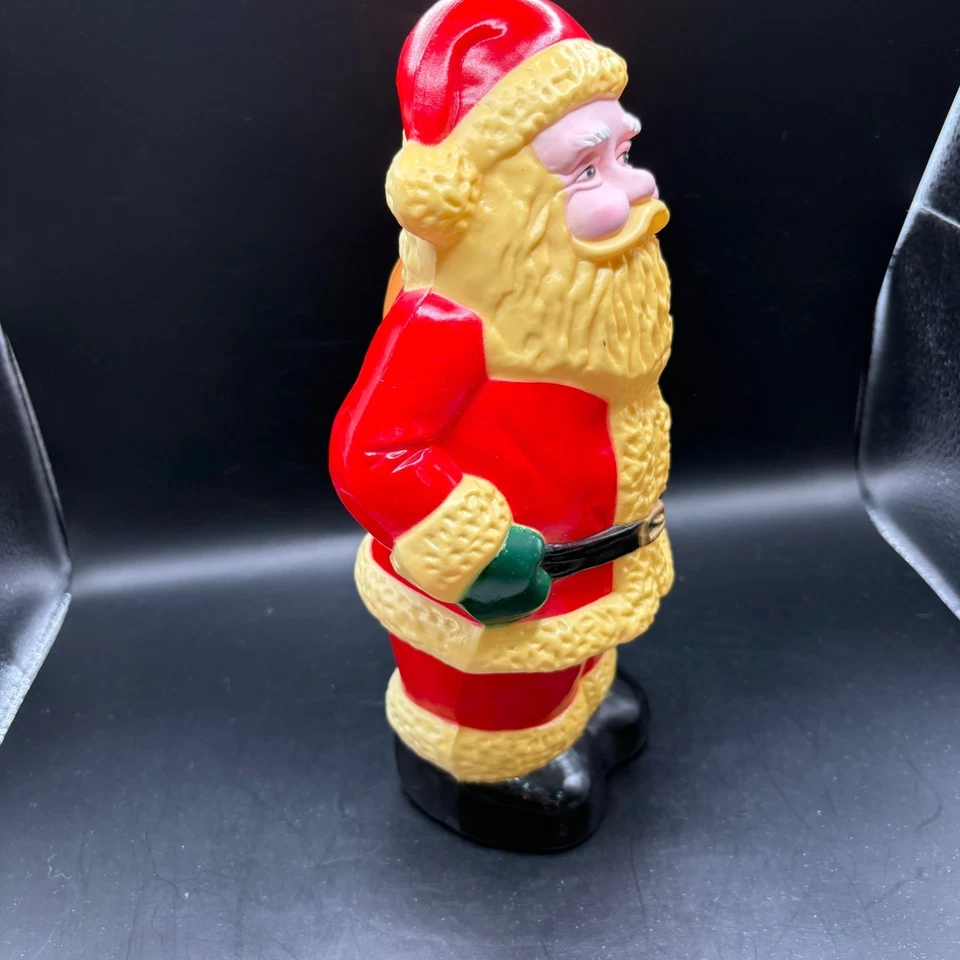 Molde soplado vintage de Papá Noel decoración de Navidad decoración de mesa Foto 3 de 4