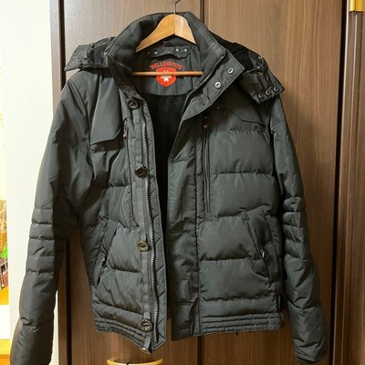 WELLENSTEYN Black Hooded Down Jacket Casual Style