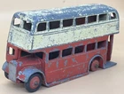 Dinky Toys No. 290 AEC Double Decker Bus Red & Cream Vintage Diecast