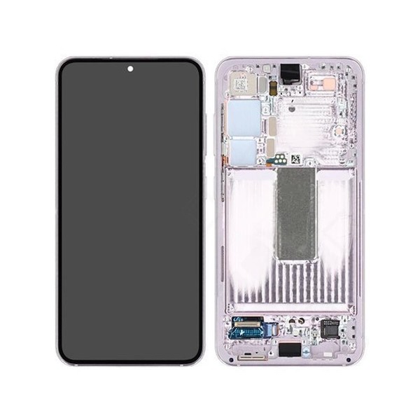 Original Samsung Galaxy S23 S911B Display Touchscreen Bildschirm Rahmen Lavender-image