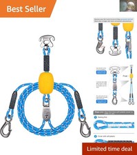 Durable 102  Towable Connector with Stainless Steel Pulley for 5000 lbs Tension