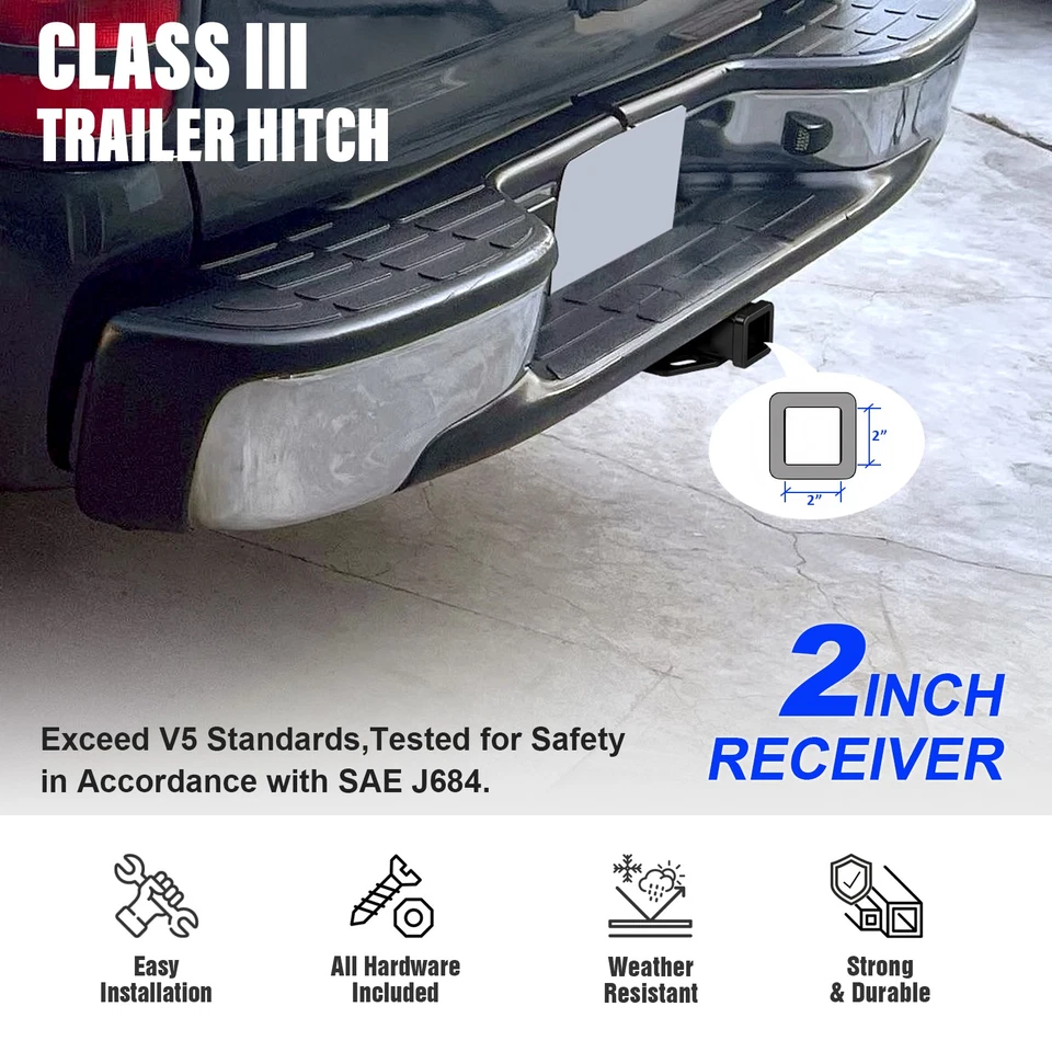 Receptor de enganche de remolque APS clase 3 para Suburban/Avalanche 1500 2500 2003-2006 Foto 3 de 4