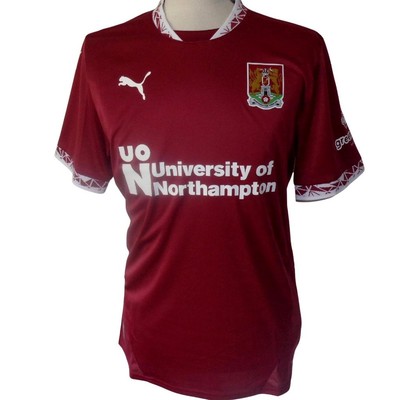 NORTHAMPTON TOWN Puma Home Football Shirt 2024-2025 NEW Mens Sizes