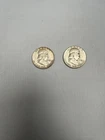 Franklin Half Dollar S   2 Coin Lot   (1951)   *90% Silver*  See Pics