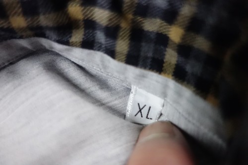 Eleventy Shirt Mens XL Gray Plaid Button Up Flannel Long Sleeve Italy Check - Picture 4 of 8
