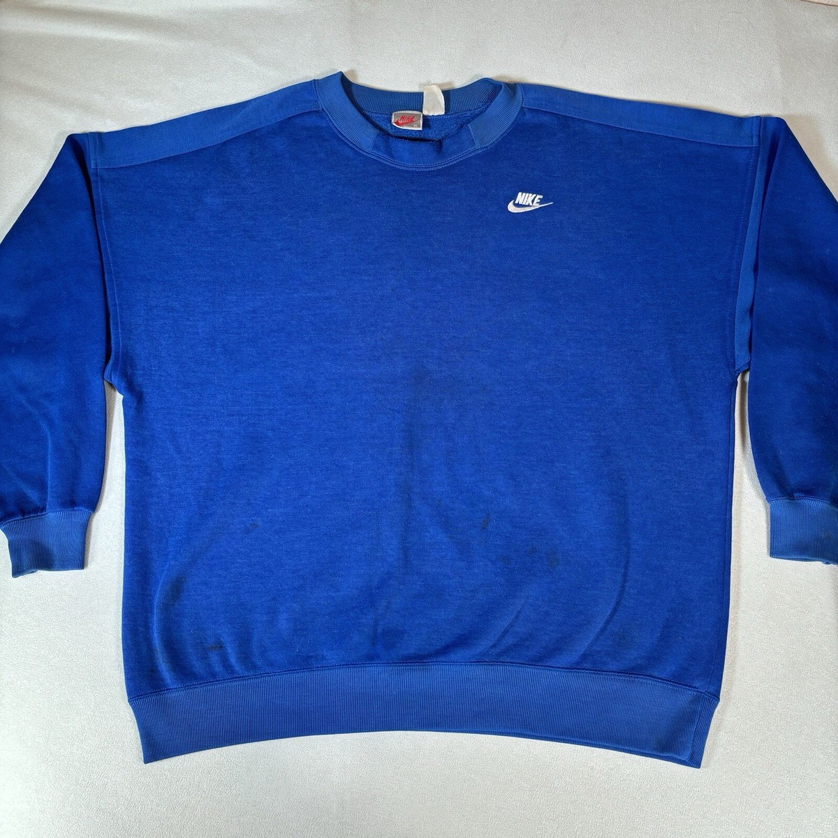 royal blue nike crewneck