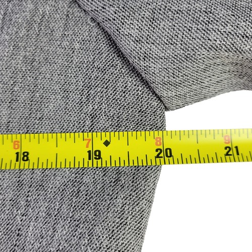 Kasper Skirt Suit Women Size 12P Gray Blazer Black Skirt Buttons 2 Button Lined - Picture 11 of 15